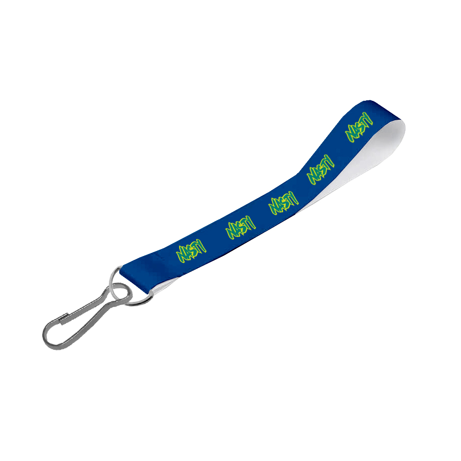 Matte Polyester Wrist Phone Strap S/Sided Print with Swivel Hook 20 x 340mm